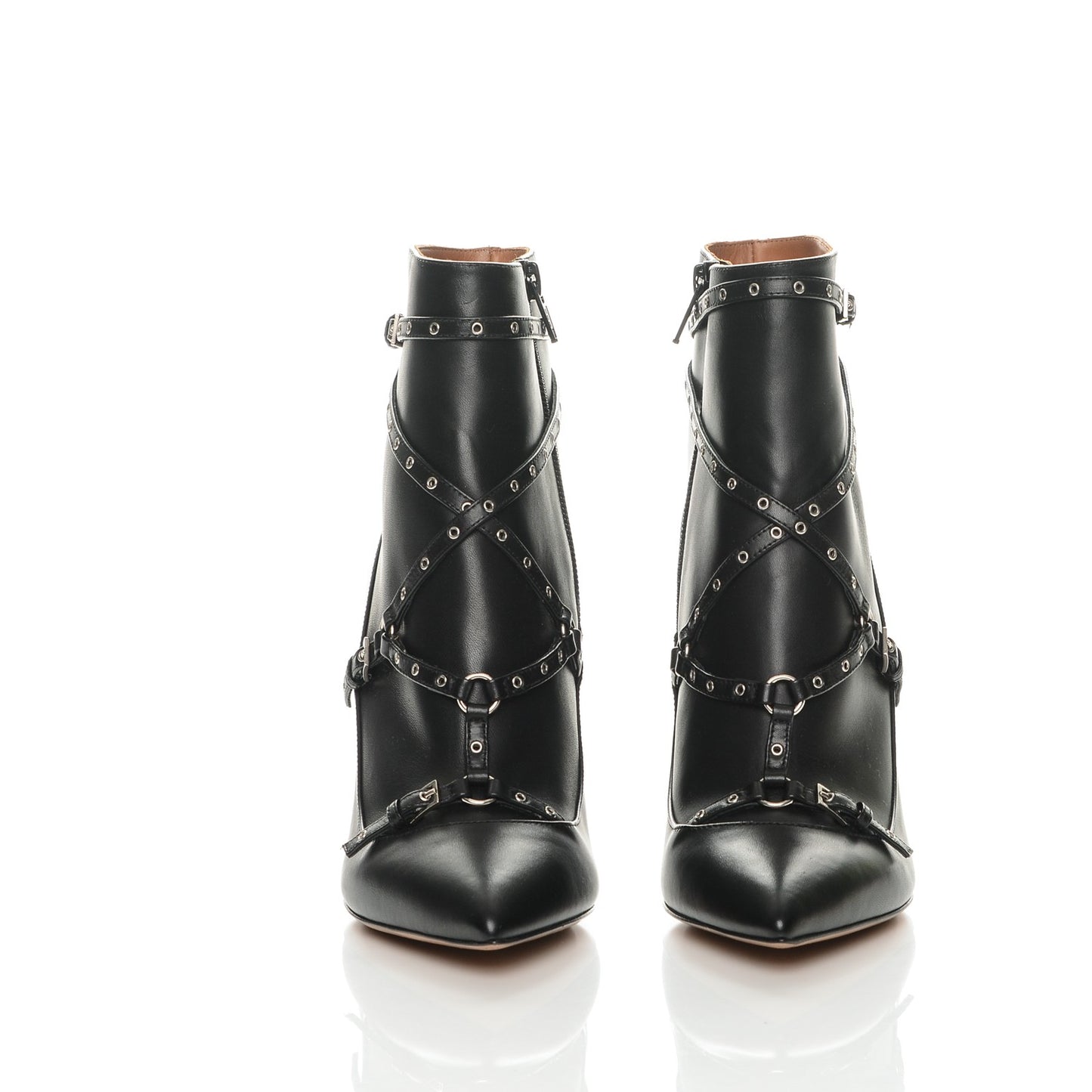 Nappa Love Latch 100mm Ankle Boots 38 Black