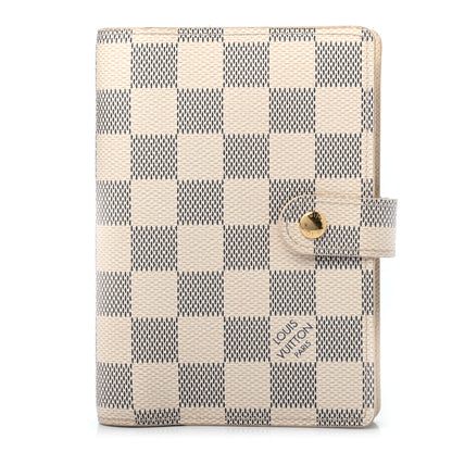 Louis Vuitton Damier Azur Small Ring Agenda Cover 1 of 7