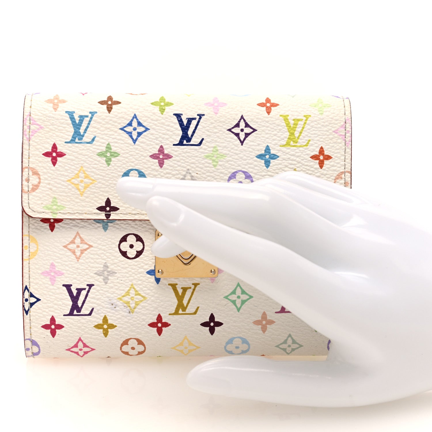 Louis Vuitton Monogram Multicolor Koala Wallet White 2 of 9