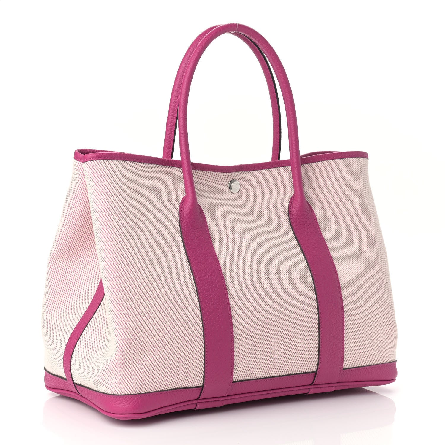 Hermes Toile Negonda Garden Party Tote 36 MM Ecru Rose Pourpre 3 of 9