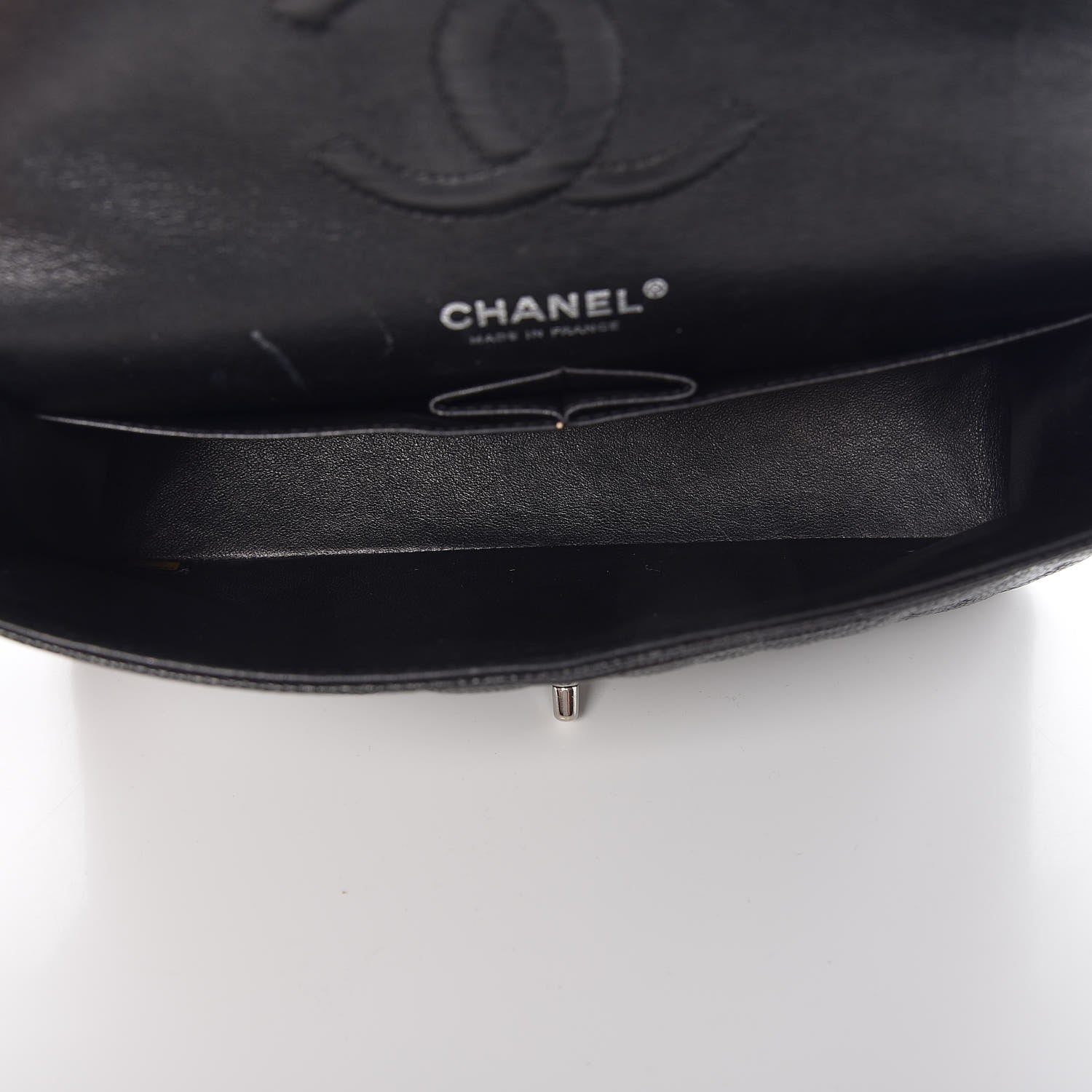 Chanel Caviar Quilted Medium Double Flap Black 6 of 9