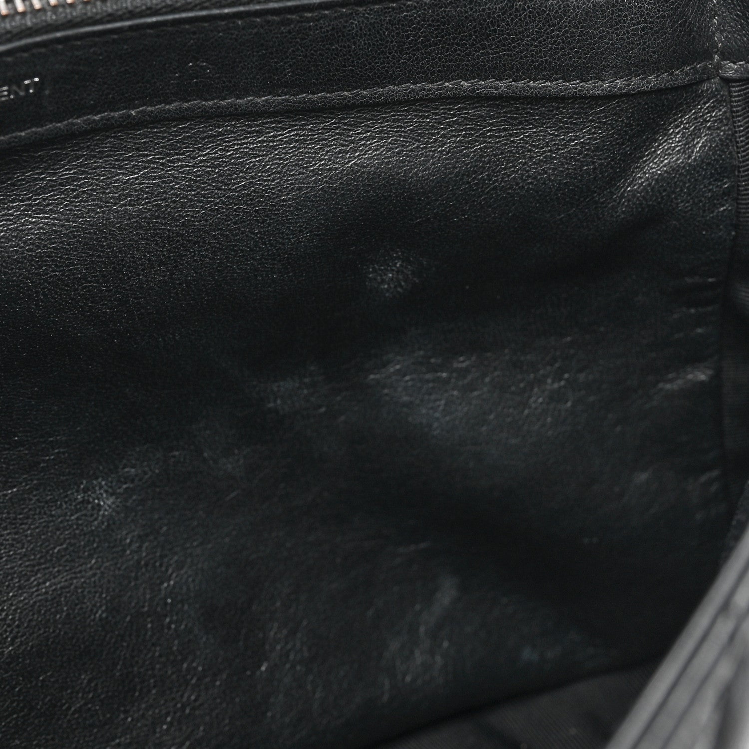 Saint Laurent Sheepskin Matelasse Chevron Monogram Large College Satchel Black 12 of 17