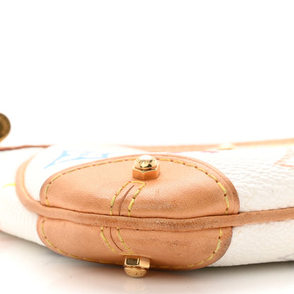 Louis Vuitton Monogram Multicolor Pochette Milla MM White 8 of 9