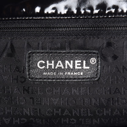Chanel Vinyl XL Coco Cabas Black 6 of 17