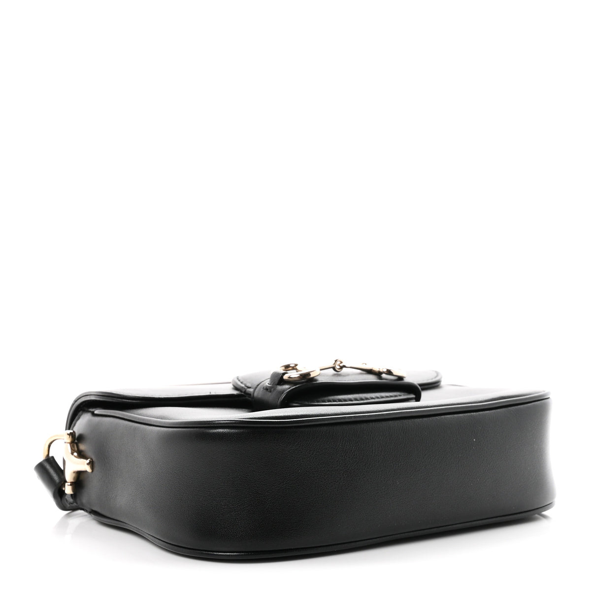 Gucci Arabella Calfskin Horsebit 1955 Shoulder Bag Black 4 of 10