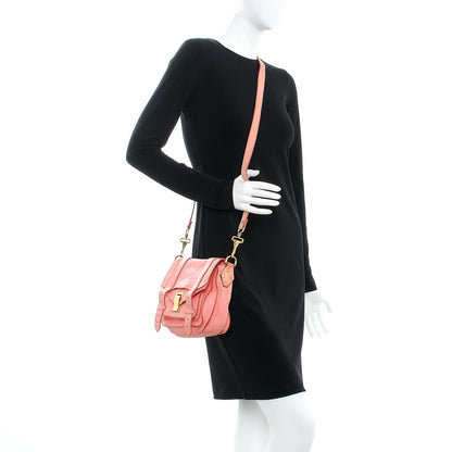 Proenza Schouler Lambskin PS1 Mini Pouch Messenger Bag Pink 2 of 9