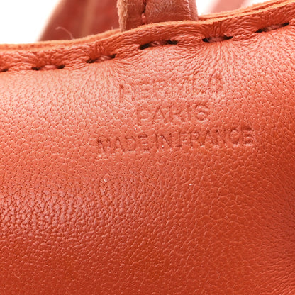 Hermes Milo Lambskin Shearling Budy Charm Orange Poppy 3 of 3