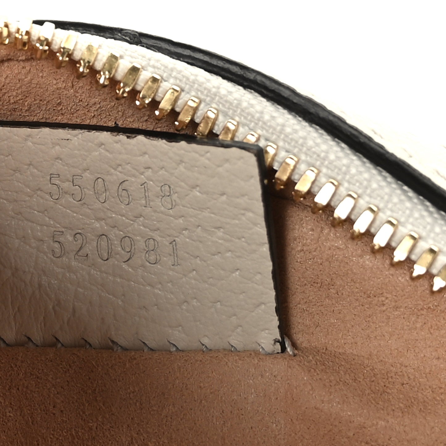 Textured Calfskin Web Mini Ophidia Round Shoulder Bag Mystic White