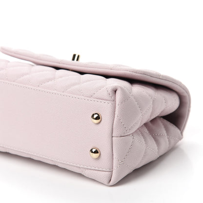 Chanel Caviar Quilted Mini Coco Handle Flap Lilas Lilac 7 of 11