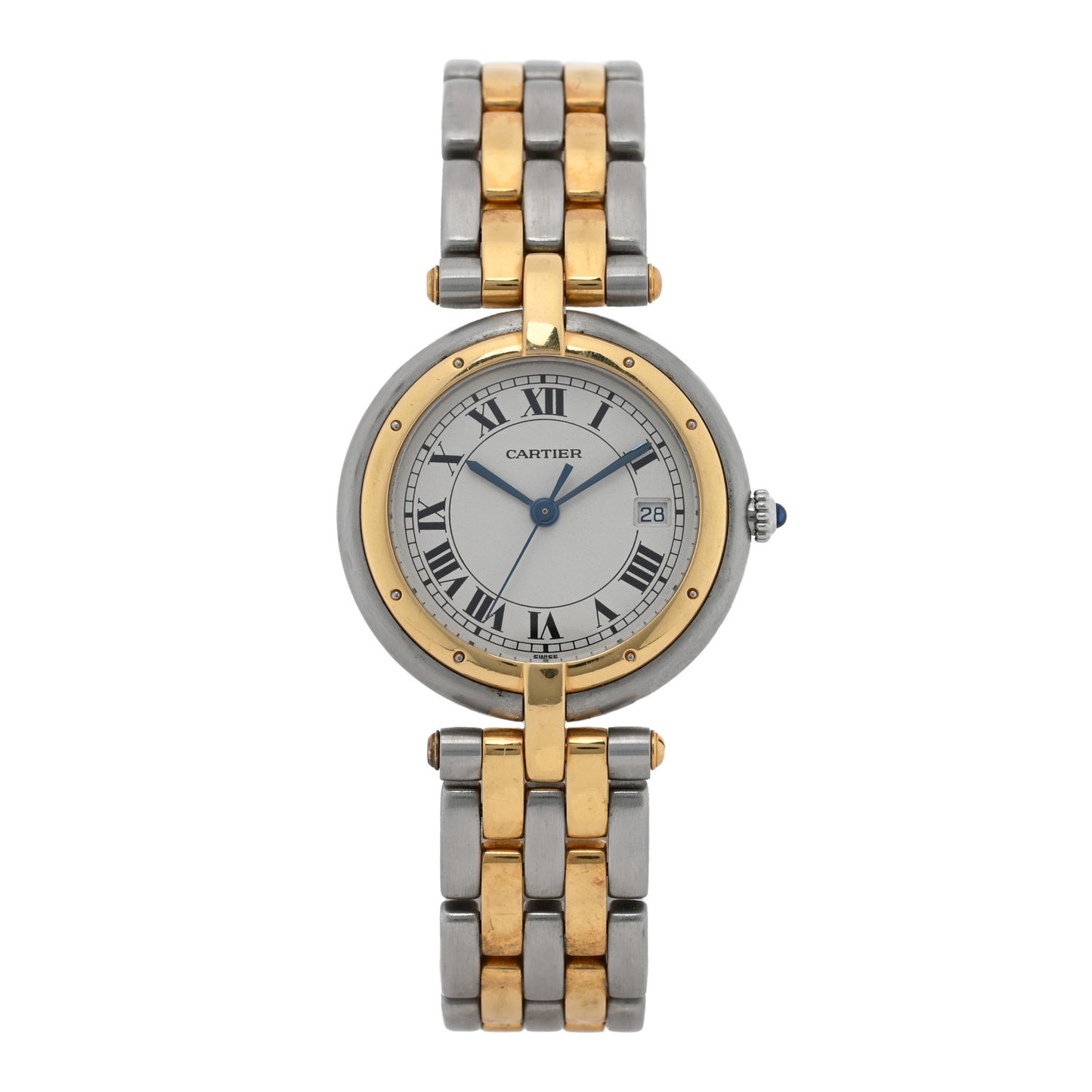 Stainless Steel 18K Yellow Gold 29mm Panthere Vendome Quartz Watch