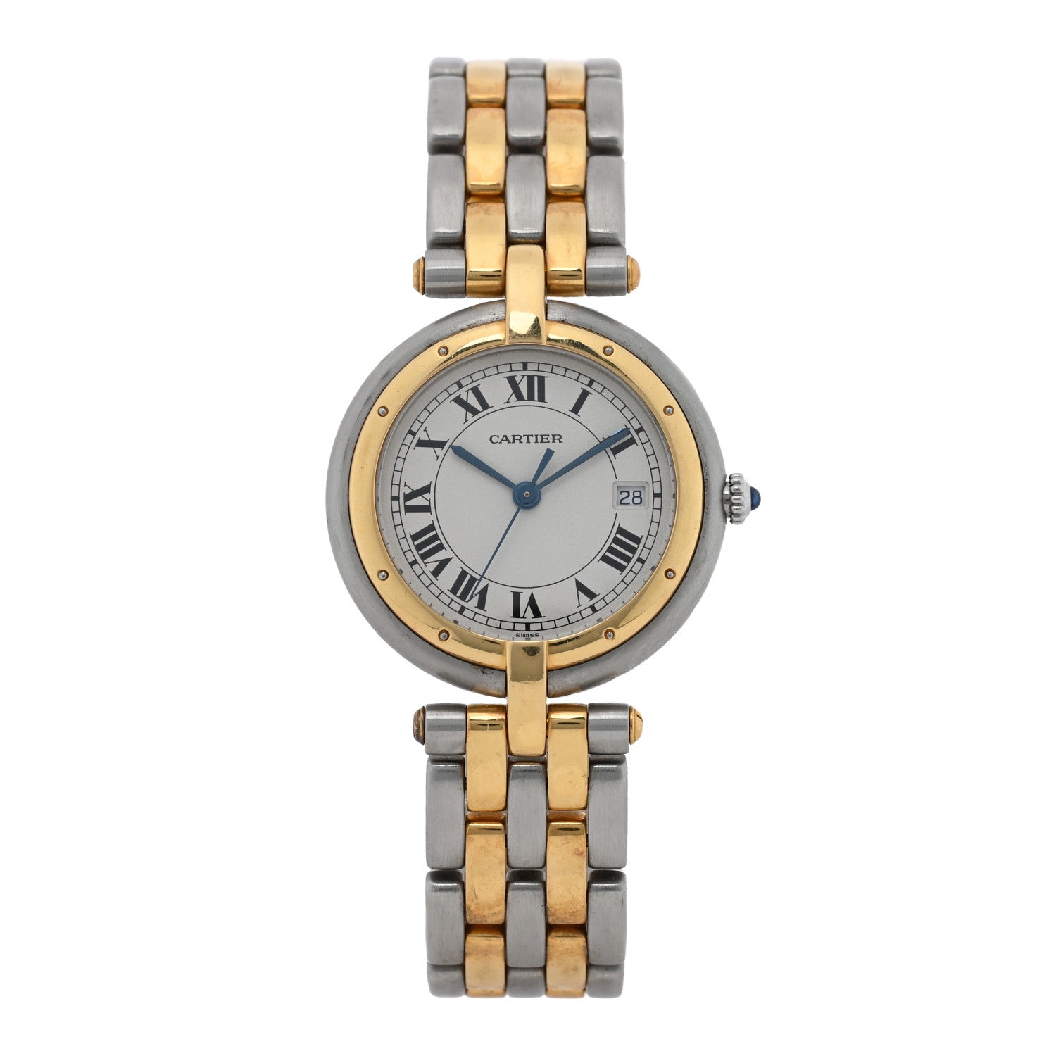 Cartier Stainless Steel 18K Yellow Gold 29mm Panthere Vendome Quartz Watch 1 of 4