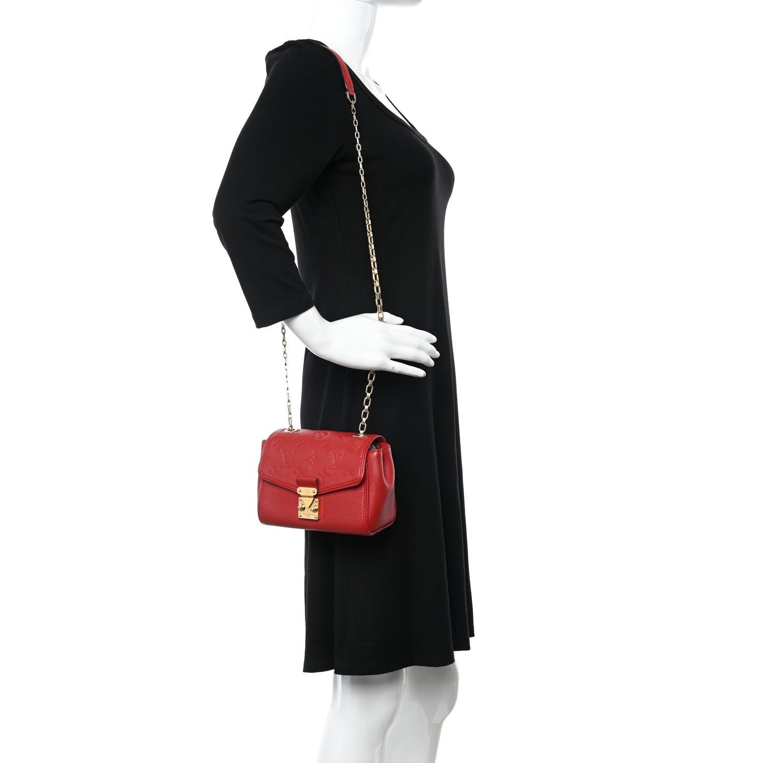 Louis Vuitton Empreinte Saint Germain BB Cherry 2 of 10