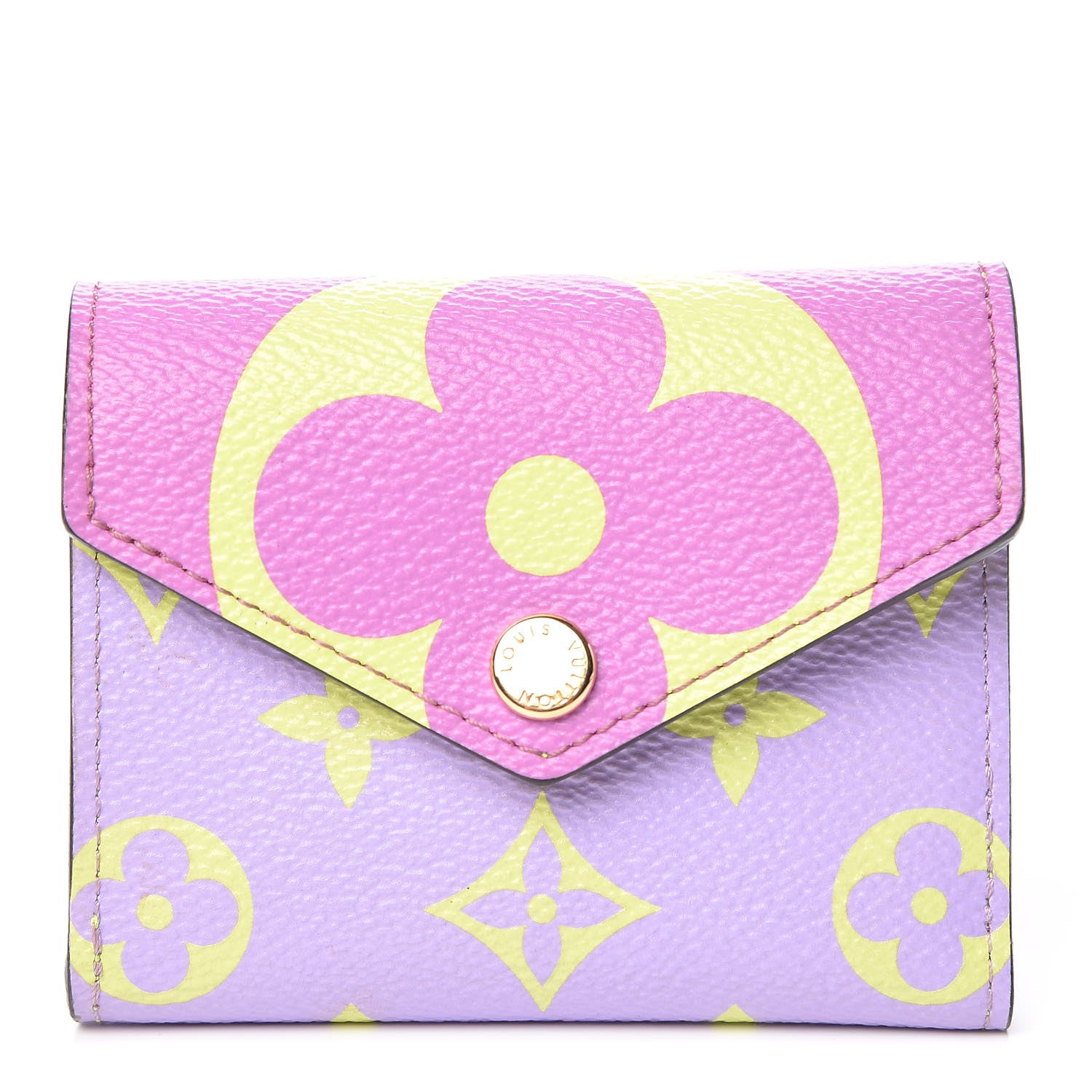 Louis Vuitton Monogram Giant Zoe Wallet Pink Lilac 1 of 8