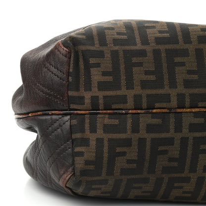 Fendi Zucca Nappa Nuvolata Vitello Tortuga Spy Tobacco Moro 10 of 14