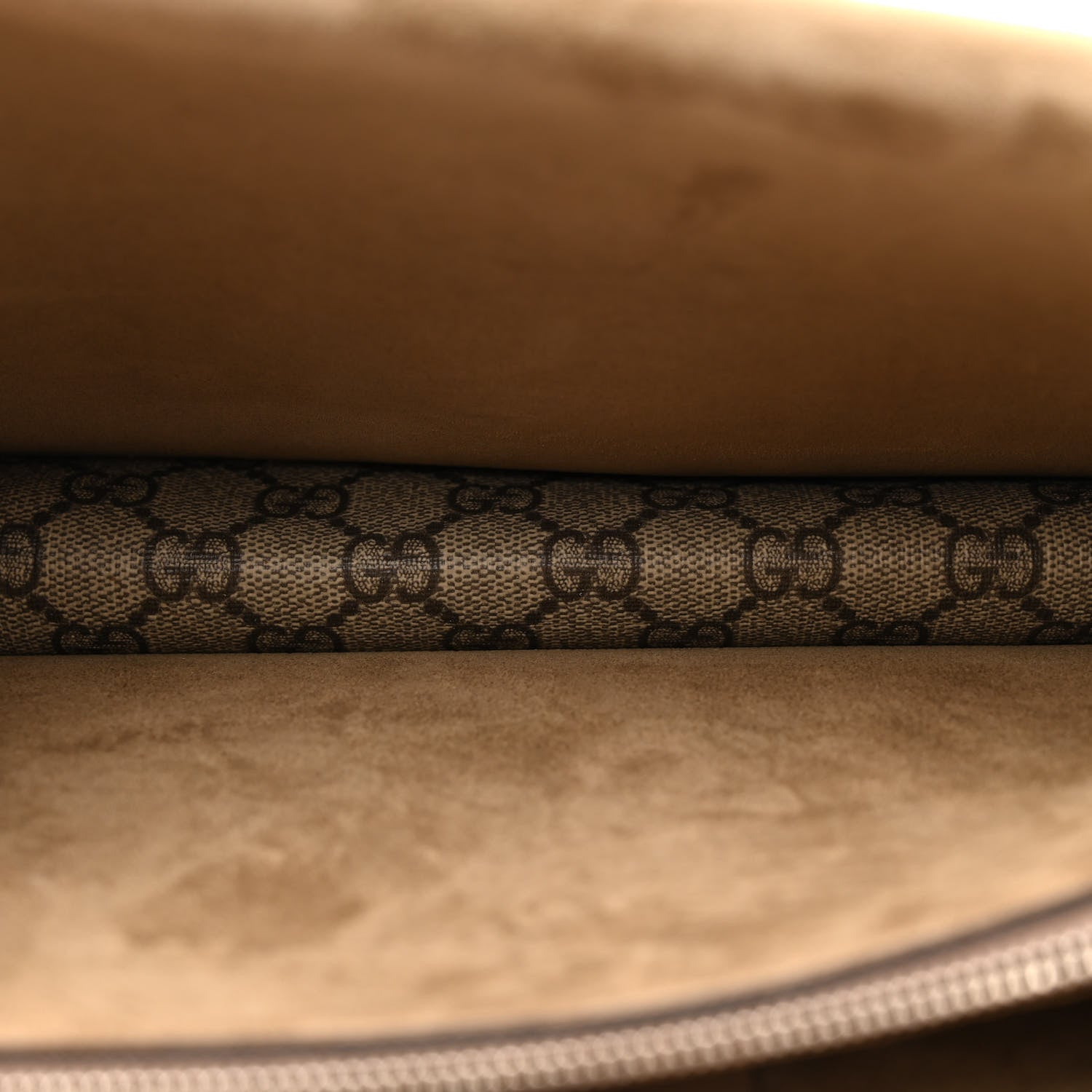 Gucci GG Supreme Monogram Small Dionysus Shoulder Bag Taupe 5 of 13