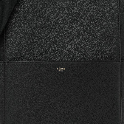 Celine Soft Grained Calfskin Sangle Bucket Bag Black 8 of 13