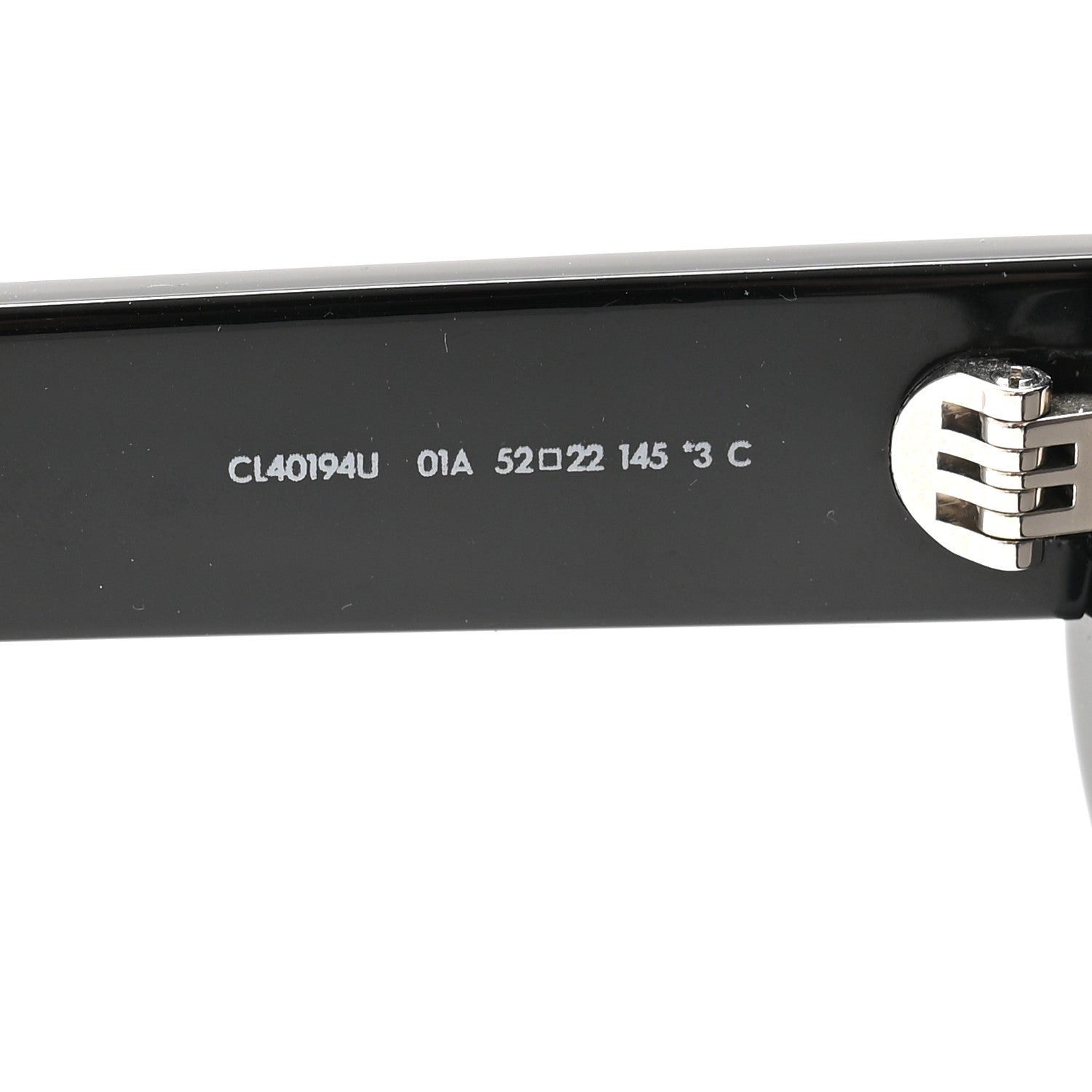 Celine Acetate Triomphe 01 Sunglasses CL 40194U Black 6 of 8