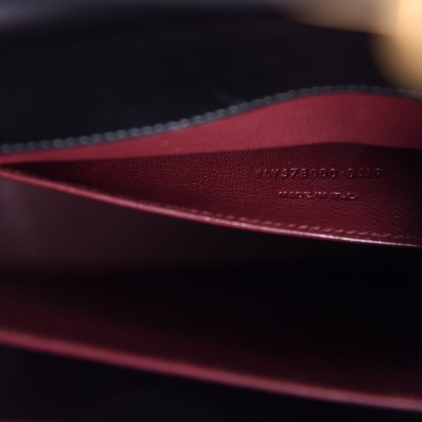 Smooth Calfskin Medium Classic Monogram Cassandra Top Handle Black Rouge Legion