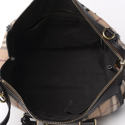 Burberry Haymarket Check Small Gladstone Chocolate 4 of 15
