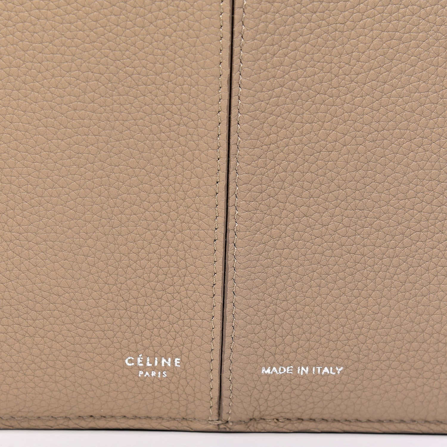 Celine Baby Grained Calfskin Medium Tri-Fold Bag Dune 9 of 9