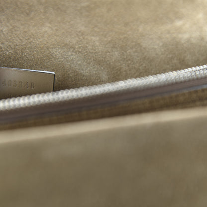 Gucci GG Supreme Monogram Medium Dionysus Shoulder Bag Taupe 9 of 10