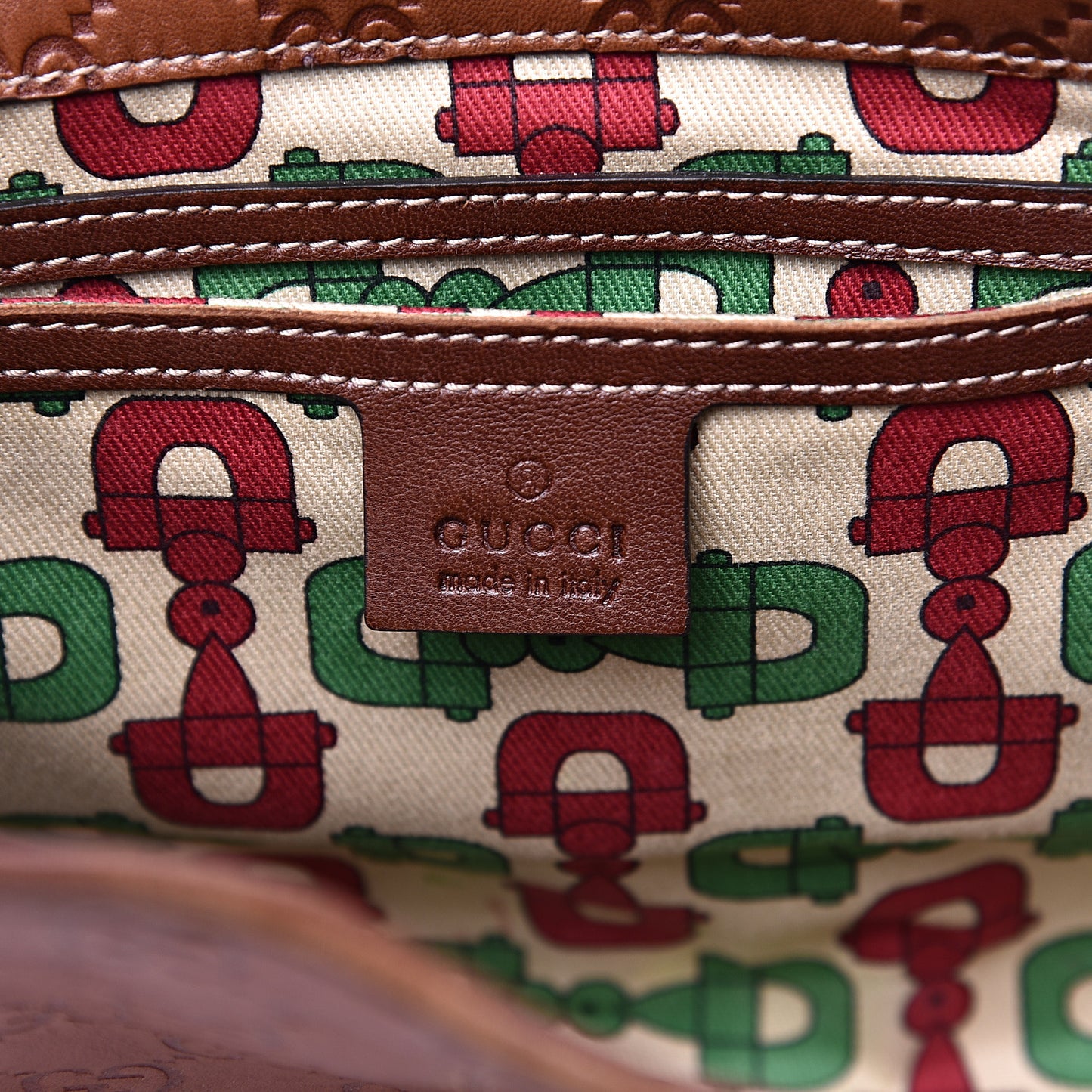 Guccissima Small Joy Shoulder Bag Brown