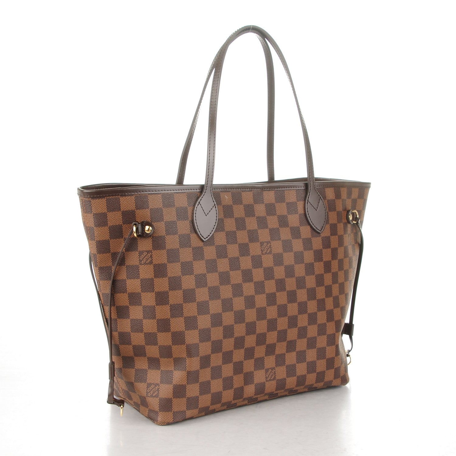 Louis Vuitton Damier Ebene Neo Neverfull MM Rose Ballerine 3 of 8