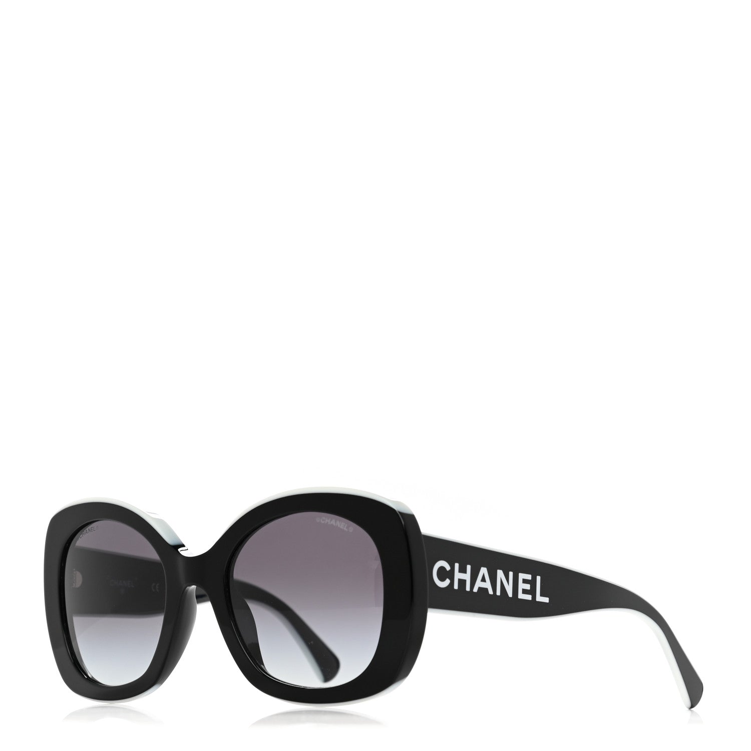 Chanel Acetate Sunglasses 71414A Black 1 of 8