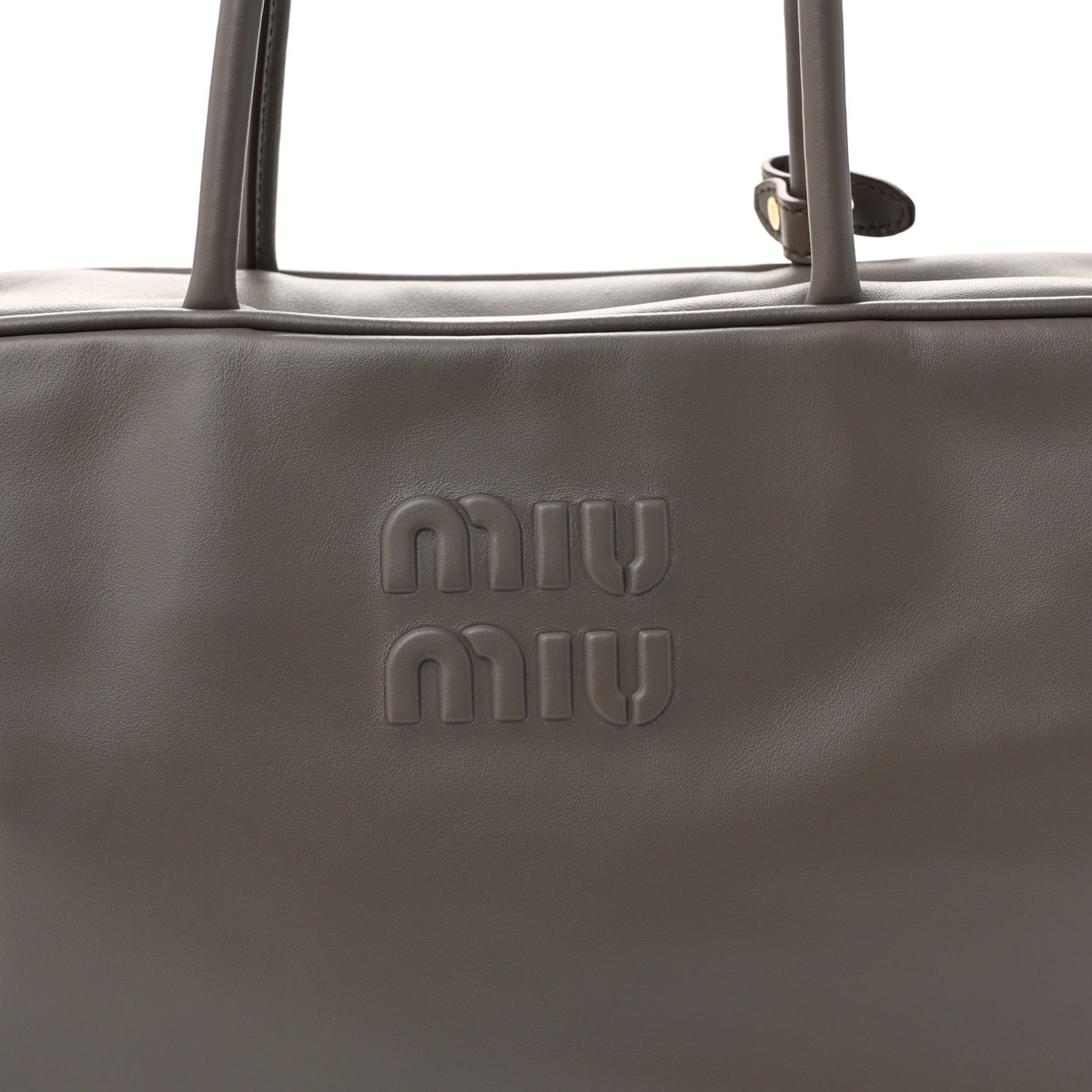 Miu Miu Soft Calf Softy Large Beau Top Handle Bag Argilla 6 of 8