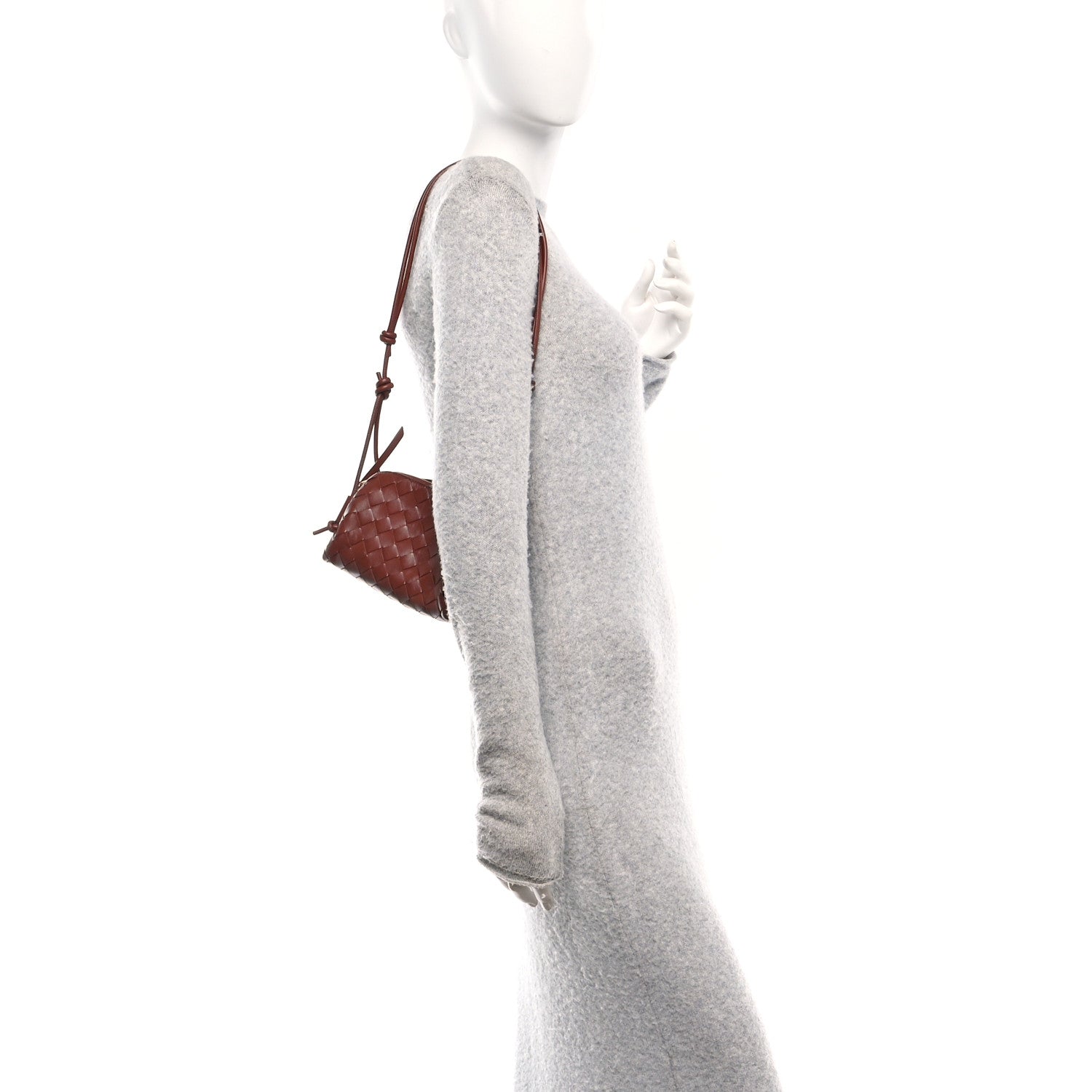 Bottega Veneta Nappa Intrecciato Concert Pouch Rust 2 of 9