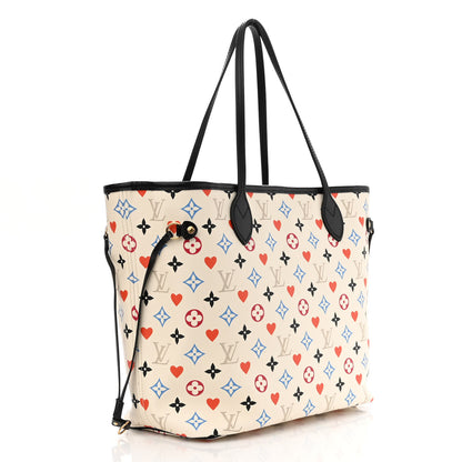 Louis Vuitton Game On Neverfull MM White 4 of 11
