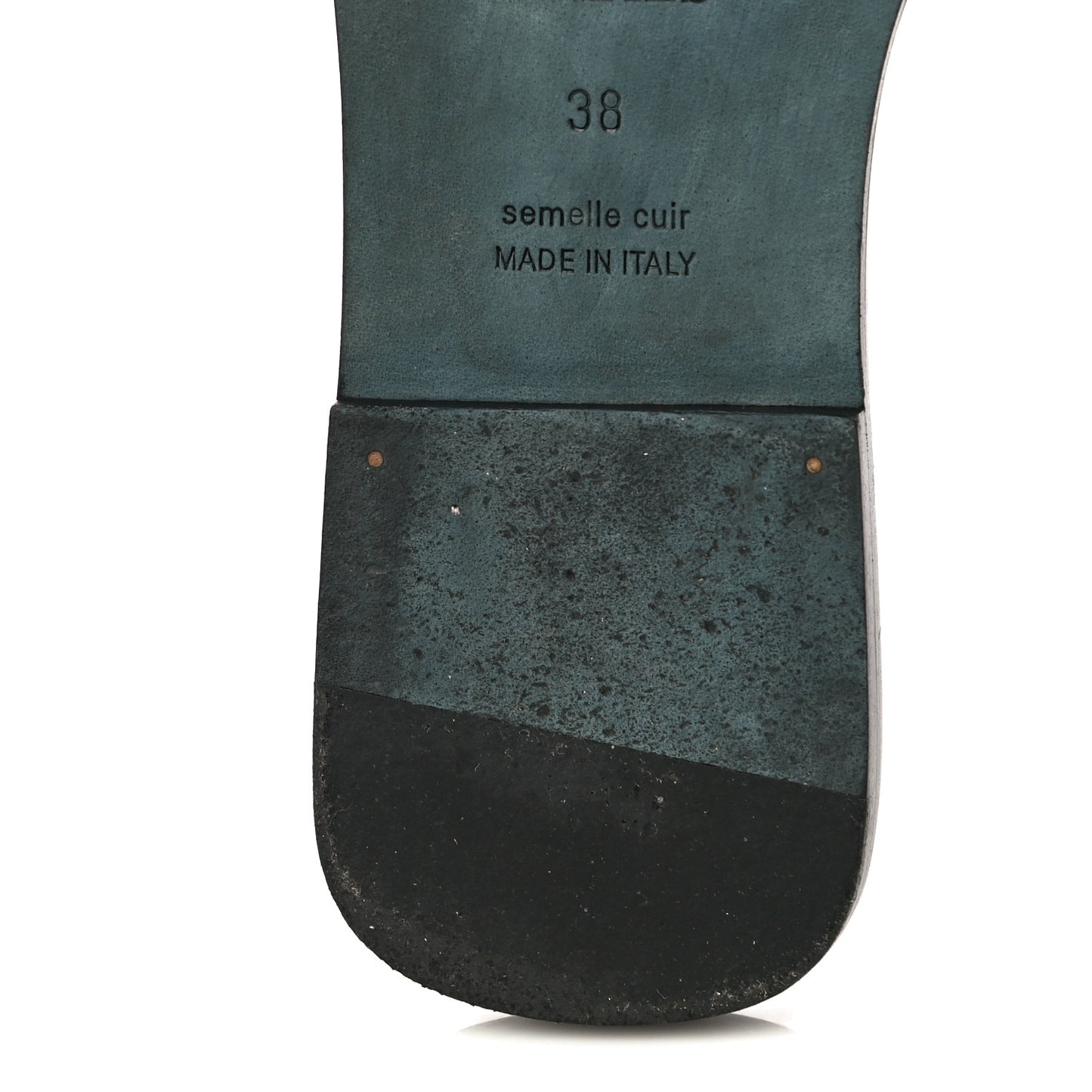 Box Calfskin Oran Sandals 38 Black