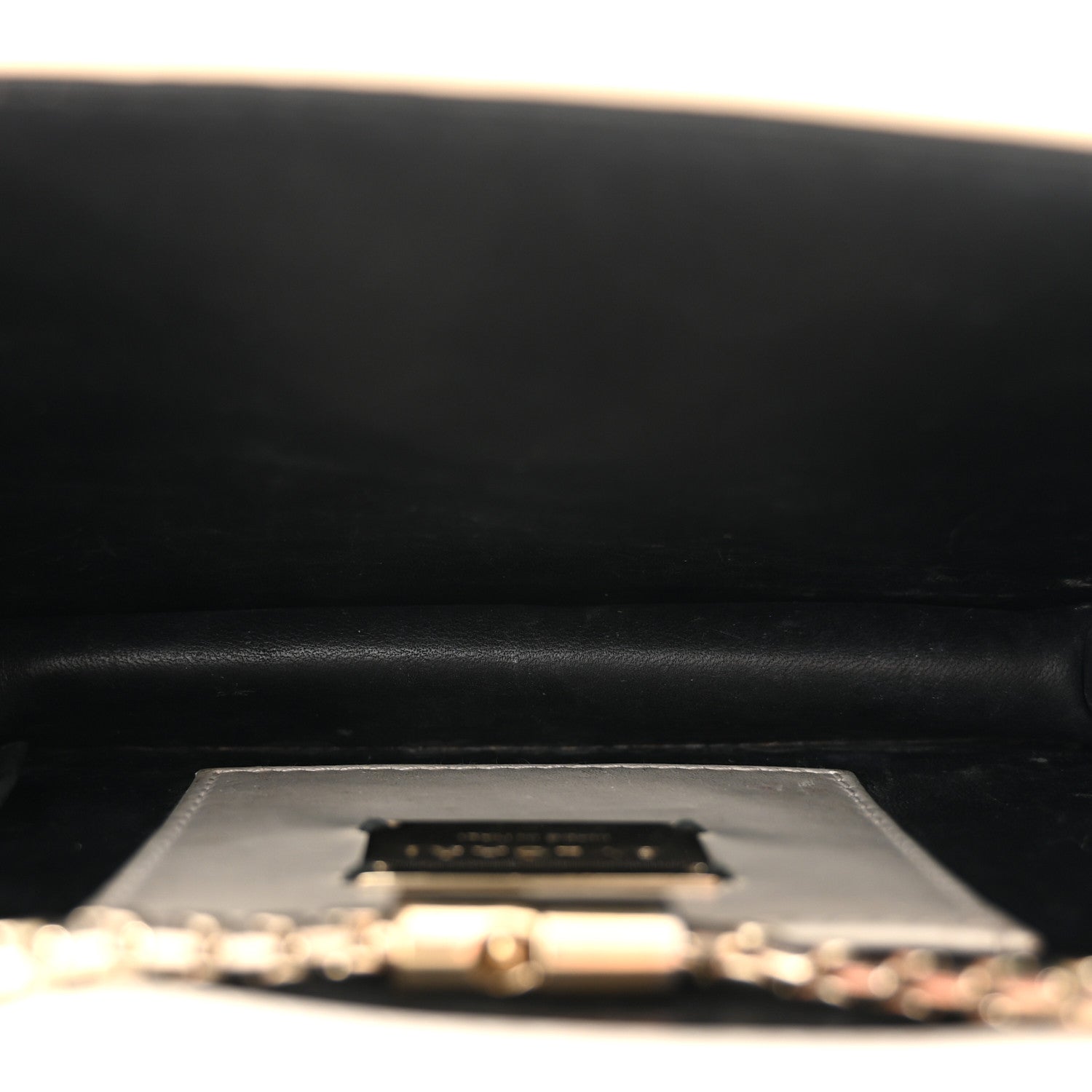 Bulgari Calfskin Woven Chain Serpenti Forever Crossbody Bag White 5 of 9
