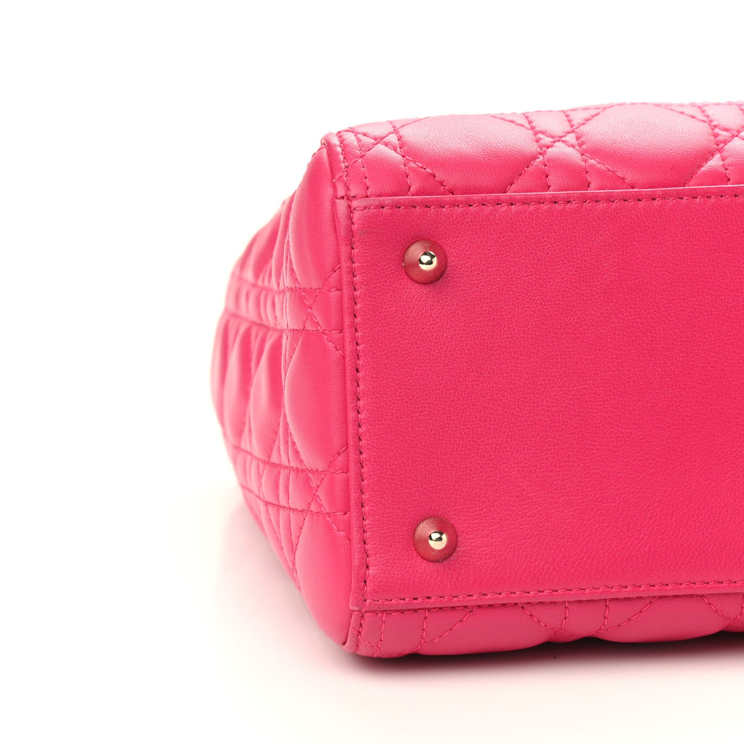 Christian Dior Lambskin Cannage Medium Lady Dior Pink 4 of 8