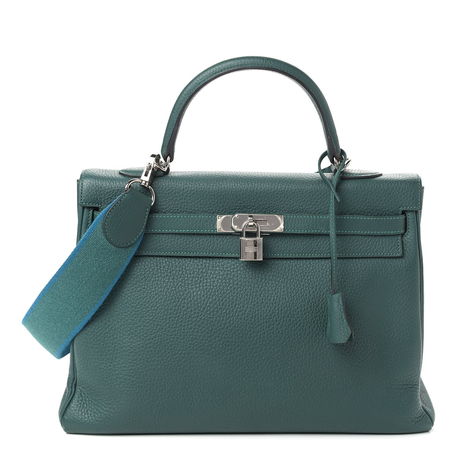 Hermes Taurillon Clemence Kelly Retourne 32 Malachite 1 of 10