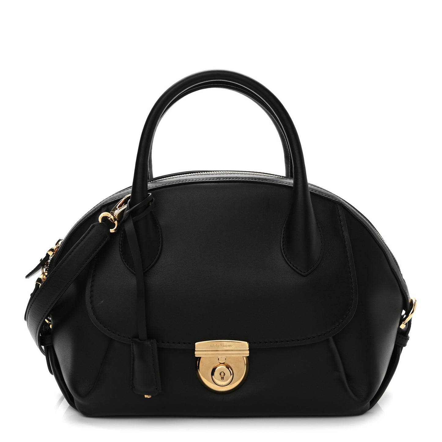 Calfskin Fiamma Bag Black