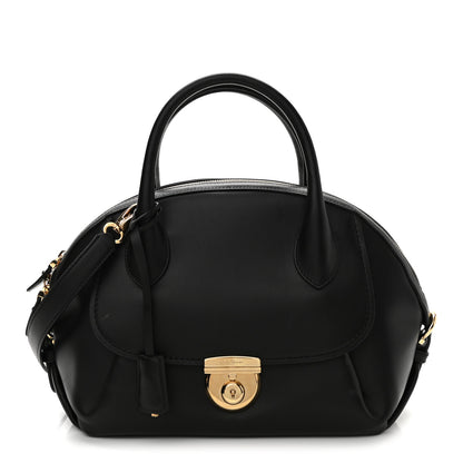Salvatore Ferragamo Calfskin Fiamma Bag Black 1 of 11