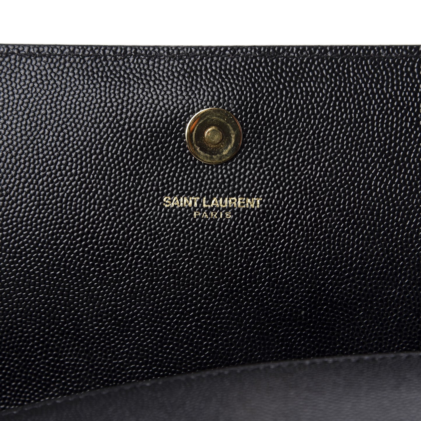 Grain De Poudre Monogram Cassandre Clutch Black