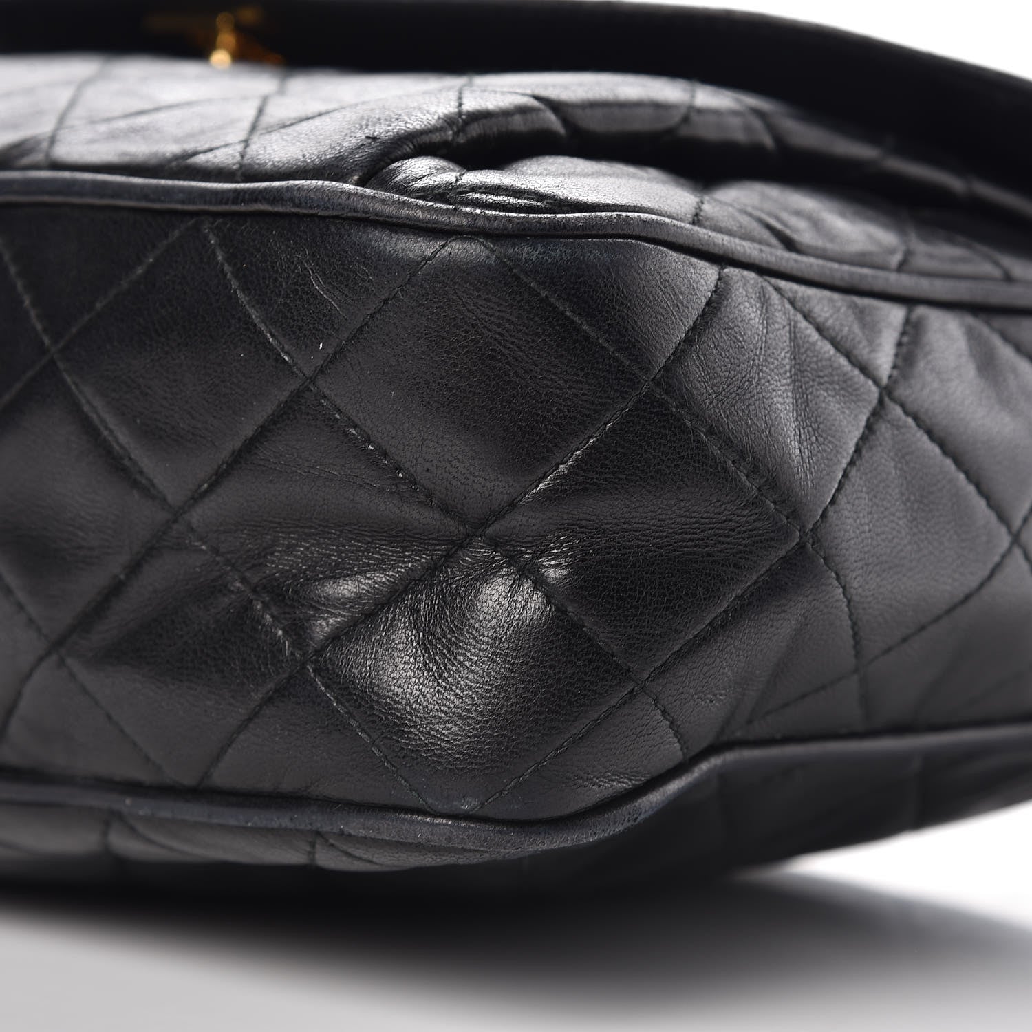 Chanel Lambskin Quilted Tassel Flap Camera Case Black 11 of 13