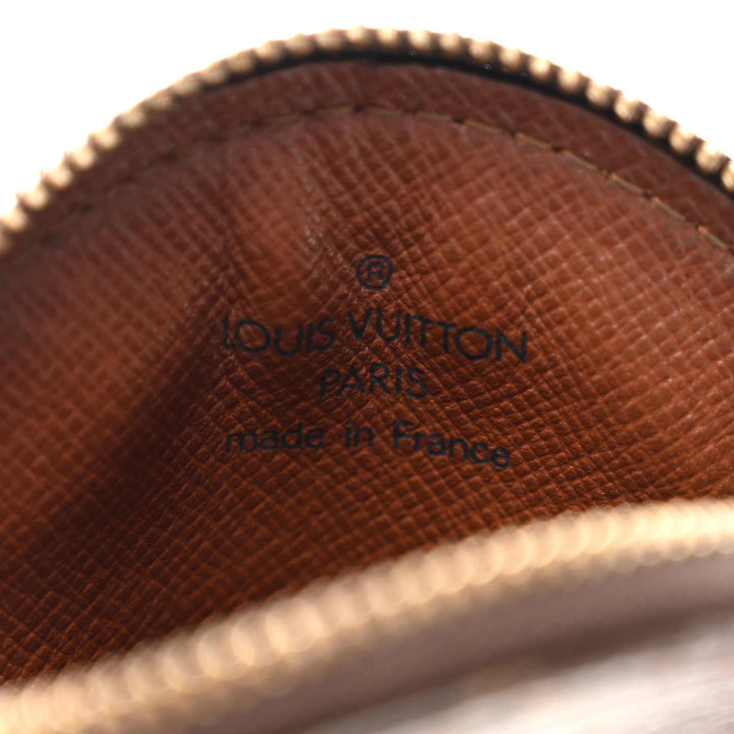 Monogram Round Coin Purse
