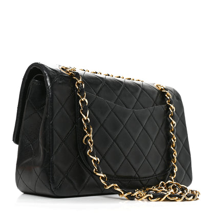 Chanel Lambskin Quilted Small Double Flap Black 3 of 10
