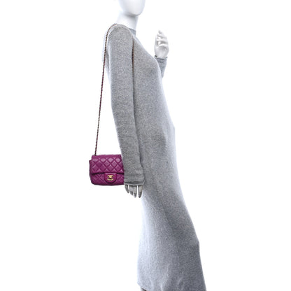 Chanel Lambskin Quilted Mini Pearl Crush Flap Purple 2 of 11