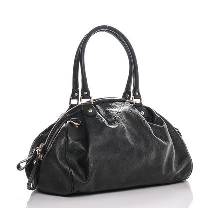 Gucci Guccissima Medium Sukey Boston Black 2 of 10