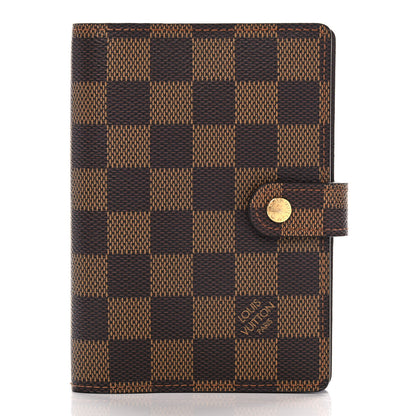 Louis Vuitton Damier Ebene Small Ring Agenda Cover 1 of 8
