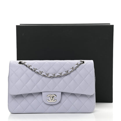 Chanel Caviar Quilted Medium Double Flap Light Purple 10 of 10