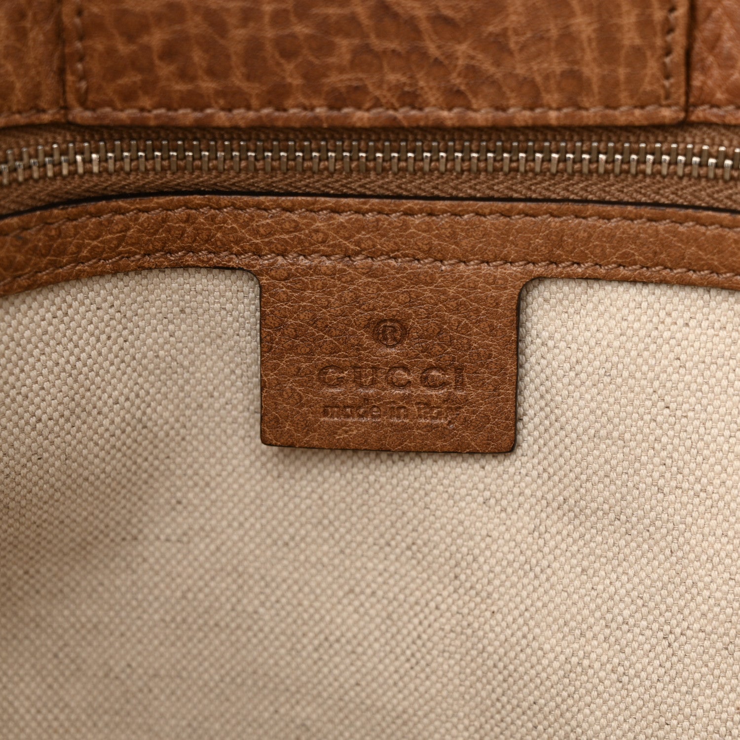 Gucci Monogram Old Libeccio Miss GG Tote Beige Ebony Light Brown 6 of 14
