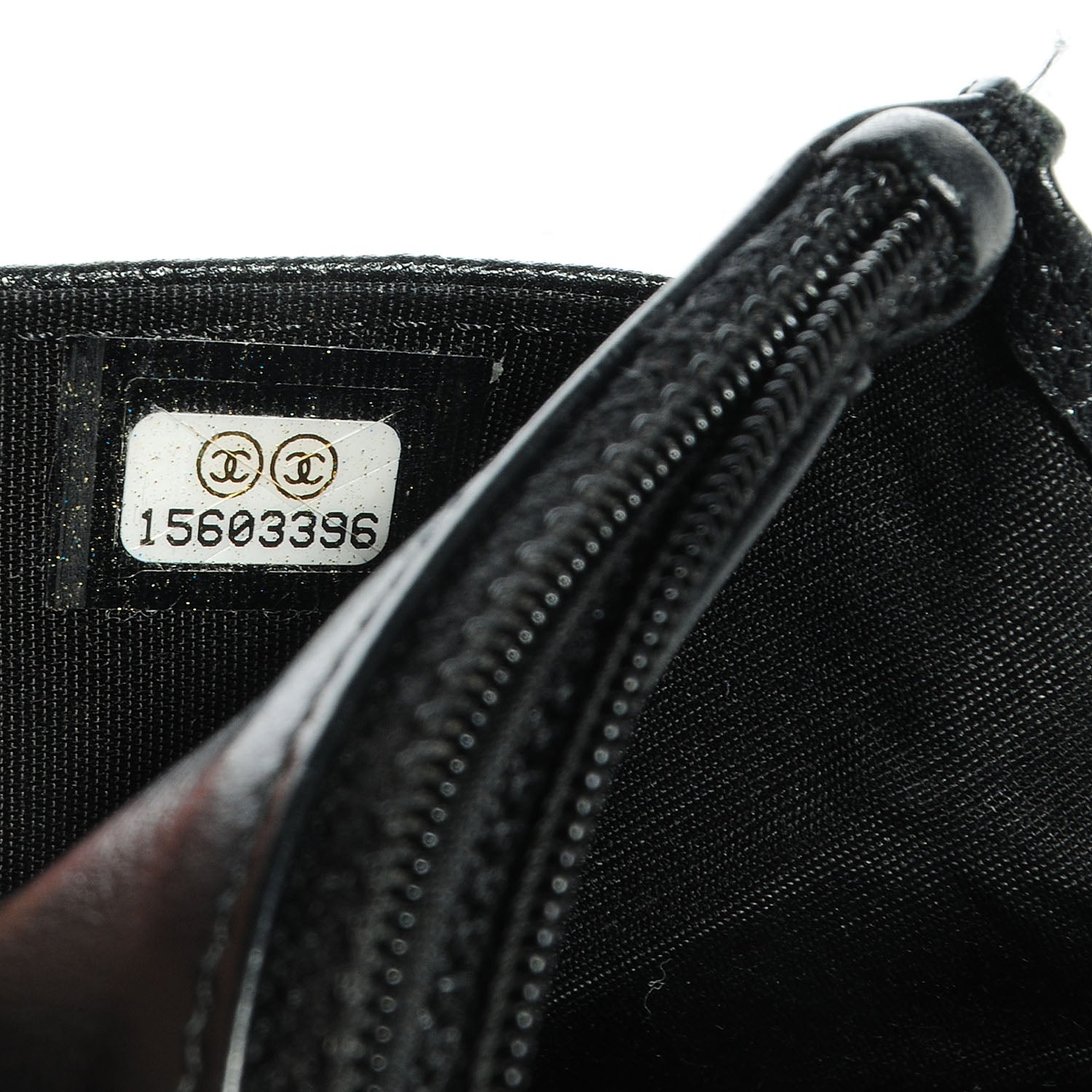 Chanel Caviar Sevruga Wallet On Chain WOC Black 8 of 8