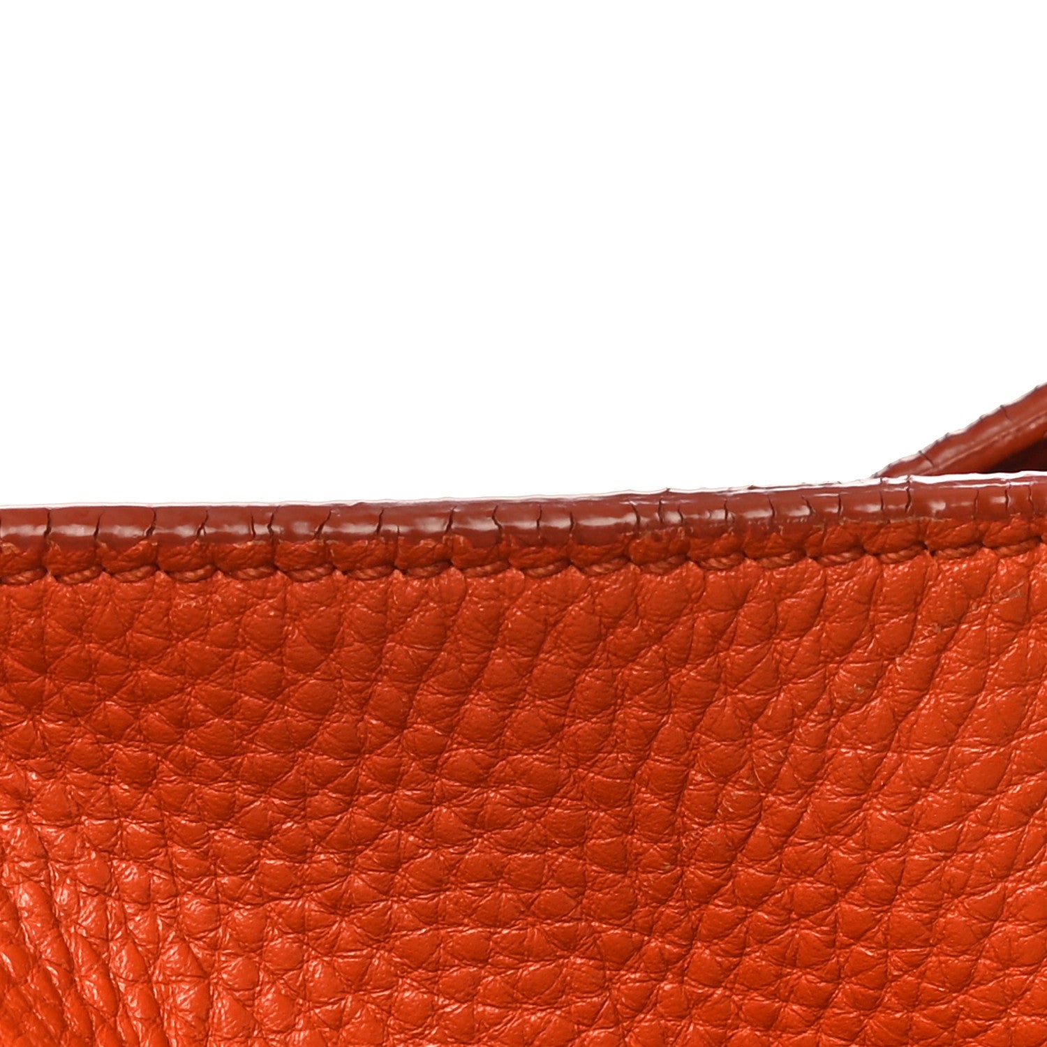 Prada Vitello Daino Side Pocket Hobo Papaya 10 of 15