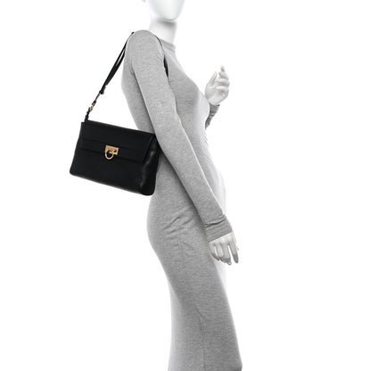 Salvatore Ferragamo Calfskin Abbey Crossbody Black 2 of 10