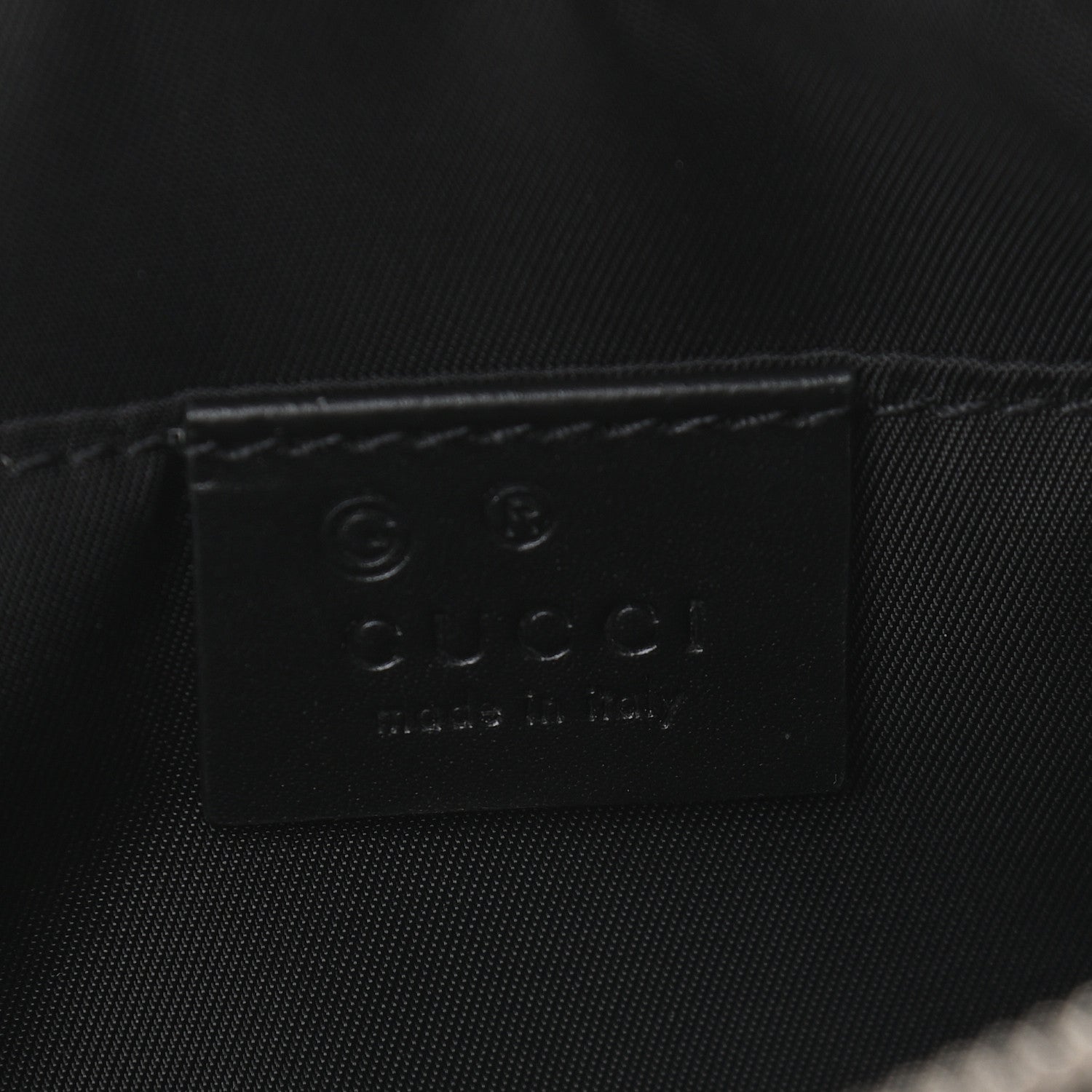 Gucci Canvas Web Slim Belt Bag Black 6 of 9